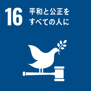 持続可能な開発に向けて平和で包摂的な社会を推進し、すべての人に司法へのアクセスを提供するとともに、あらゆるレベルにおいて効果的で責任ある包摂的な制度を構築する